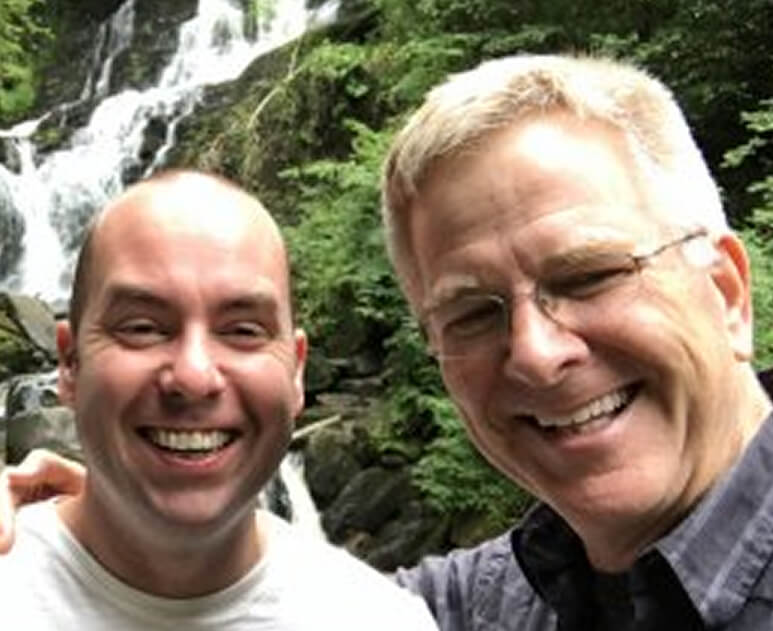 Dara McCarthy with Rick Steves